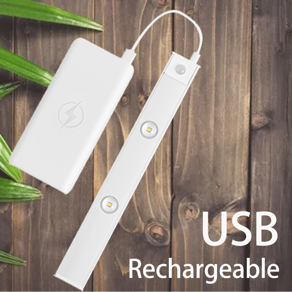 LED Night Light Motion Sensor Wireless Thin LED Wine Cooler Light For Kitchen, Cabinet, Bedroom, & Wardrobe Indoor Lighting