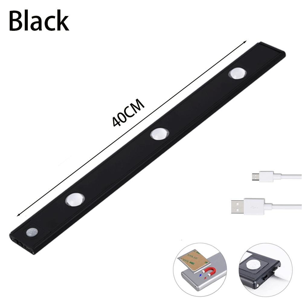 LED Night Light Motion Sensor Wireless Thin LED Wine Cooler Light For Kitchen, Cabinet, Bedroom, & Wardrobe Indoor Lighting