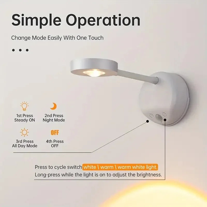 Motion Sensor Wall Light