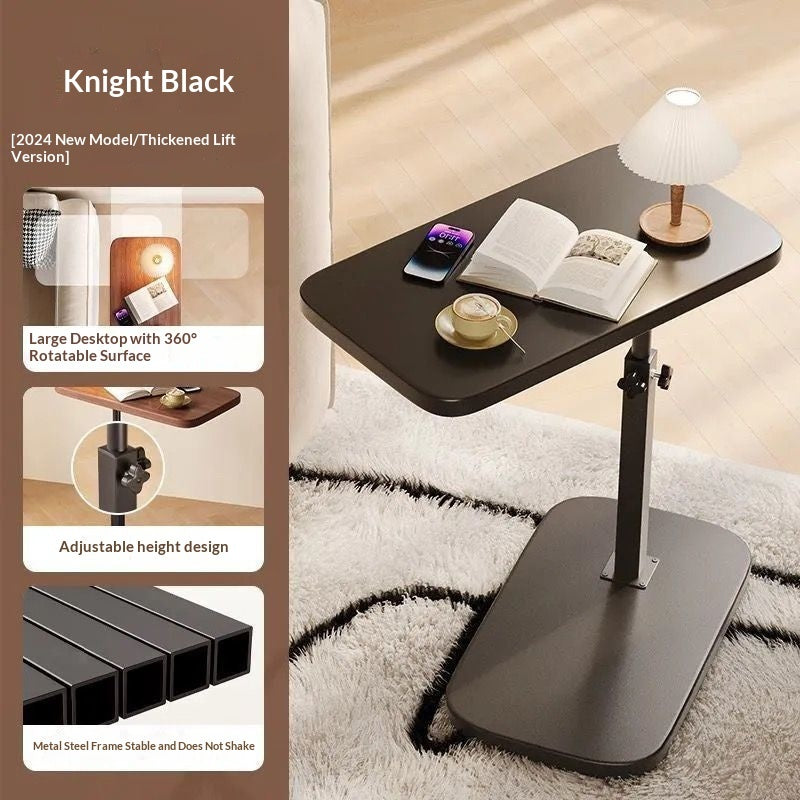 Flip-up Bedside Table Height-adjustable Side